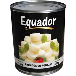 Palmitos en rodajas EQUADOR 810 g