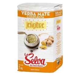 Yerba LA SELVA compuesta con jengibre 1 kg