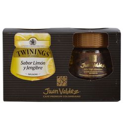 Pack café JUAN VALDEZ 50 g + infusión TWININGS 10 sb