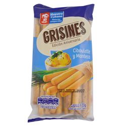 Grisines gourmet MAESTRO CUBANO manteca ciboulette