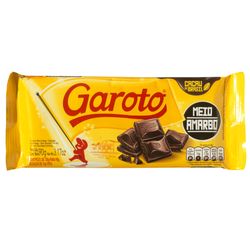 Chocolate GAROTO semiamargo 90 g