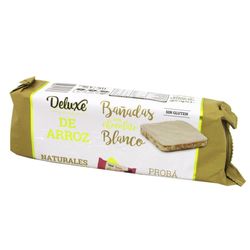 Galletas de arroz DELUXE bañadas chocolate blanco 115 g