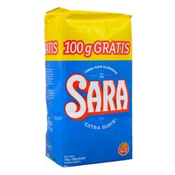 Yerba SARA suave 1 kg + 100 g de regalo