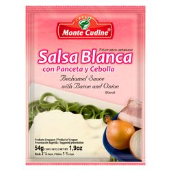 Salsa blanca con panceta y cebolla MONTE CUDINE