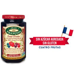 Mermelada sin azúcar agregada JEAN FRANCOIS frutos rojos 325 g
