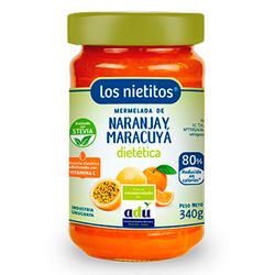 Mermelada LOS NIETITOS 0% naranja maracuyá 340g