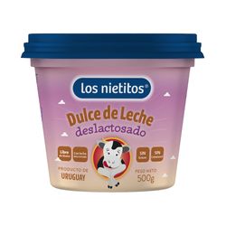 Dulce de leche LOS NIETITOS deslactosado 500 g