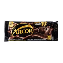 Chocolate ARCOR amargo 70 % cacao 80 g