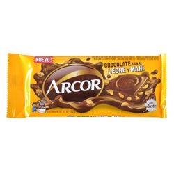 Chocolate ARCOR leche y maní 100 g
