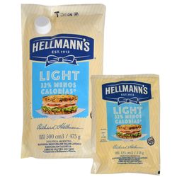 Mayonesa HELLMANN'S light 500 cc + light 125 cc