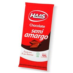 Chocolate semi amargo HAAS 150 g