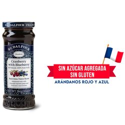Mermelada ST. DALFOUR arándanos rojo-azul 284g