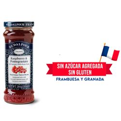 Mermelada ST. DALFOUR frambuesa-granada 284g