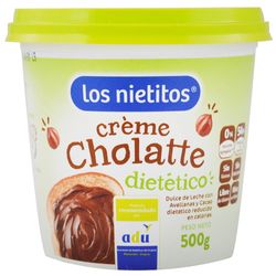 Dulce leche dietético LOS NIETITOS creme chocolatte 500 g