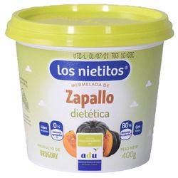 Mermelada zapallo LOS NIETITOS 0% azúcar 400g