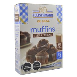 Polvo para preparar muffins FLEISCHMANN chocolate 500 g