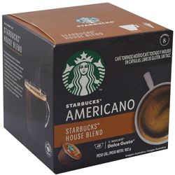 Capsulas STARBUCKS Café Americano House Blend 12 un.