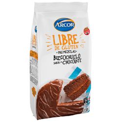 Premezcla bizcochuelo ARCOR chocolate sin gluten 500g