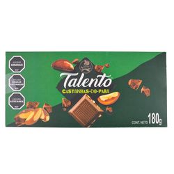 Pack x 2 chocolate GAROTO talento castaña/nuez 90 g