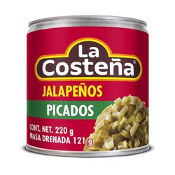 Chiles jalapeños LA COSTEÑA picados 220 g