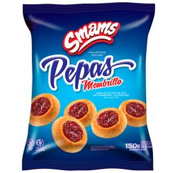 Galletitas SMAMS pepas membrillo sin gluten 150g
