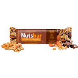 Barra NUTS bar chocolate sin azúcar y sin gluten 25g
