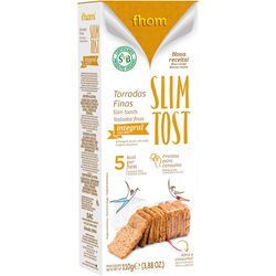 Tostada FHOM slim tost integral con granos 110g