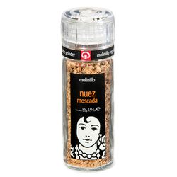 Nuez moscada en grano con molinillo CARMENCITA 55 g