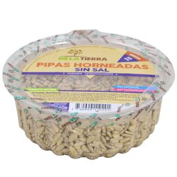 Pipas natural sin sal DE LA TIERRA 140 g