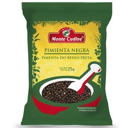 Pimienta negra MONTE CUDINE en grano 25 g