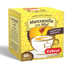 Té CABRAL manzanilla con miel