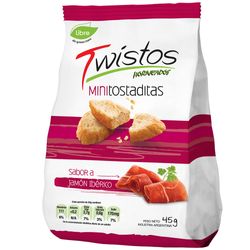 Mini Tostaditas TWISTOS Jamón 45 g