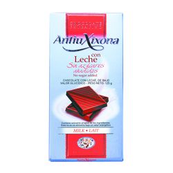 Chocolate ANTIU XIXOANA sin azúcar Leche 125 g