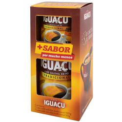 Pack café soluble IGUAÇU lata 100 g + lata 50 g