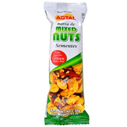 Barrita Cereal AGTAL Mix Nuts Sementes 30 g