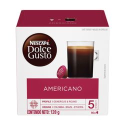Cápsula NESCAFÉ Dolce Gusto Americano 128 g