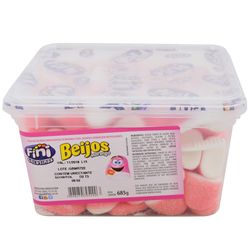 Gomitas Fini besos fresa pote 685 g