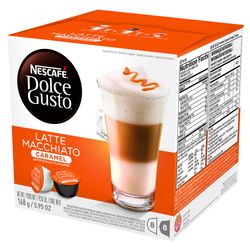 Cápsula NESCAFÉ Dolce Gusto latte macchiatto caramel 168 g