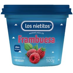 Mermelada LOS NIETITOS frambuesa 500g