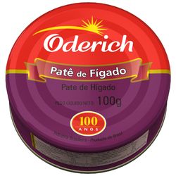 Paté hígado ODERICH 100 g