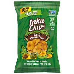 Snack plátano frito y salado INKA chips 100 g
