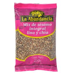 Mix girasol sésamo lino y chía LA ABUNDANCIA 250 g