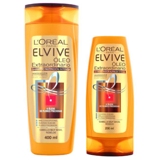 Pack Elvive oleo nutr.int. shampoo 400 ml + acondicionador 200 ml