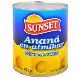 Ananá en almíbar SUNSET lata 830g