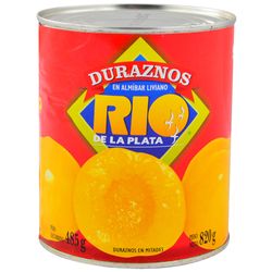 Duraznos en almíbar RIO DE LA PLATA 820 g