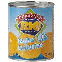 Durazno almíbar bajas calorías RIO DE LA PLATA 800 g