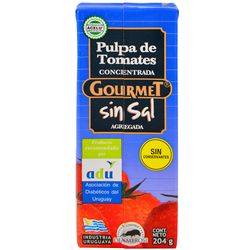 Pulpa de tomate GOURMET concentrada sin sal 204 g
