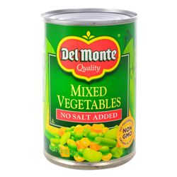 Ensalada de vegetales sin sal DEL MONTE 411 g
