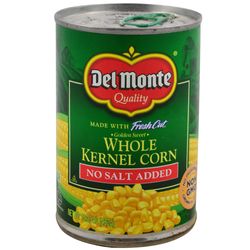 Choclo en grano sin sal DEL MONTE 432 g