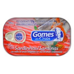 Sardinas en salsa de tomate GOMES DA COSTA 125 g